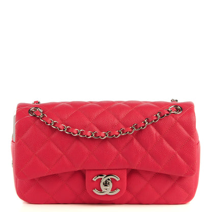 Chanel Caviar Quilted Medium Easy Flap Coral 1 of 8