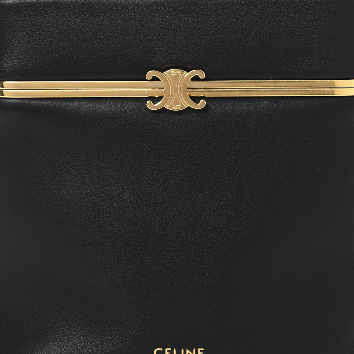 Celine Supple Calfskin Cube Frame Bag Black 8 of 12