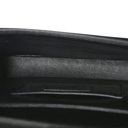 Saint Laurent Box Calfskin Monogram Medium Solferino Satchel Black 5 of 10