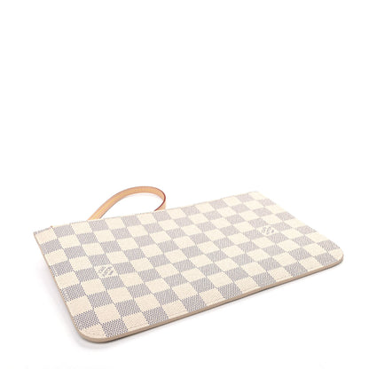 Louis Vuitton Damier Azur Neverfull MM GM Pochette Rose Ballerine 4 of 6