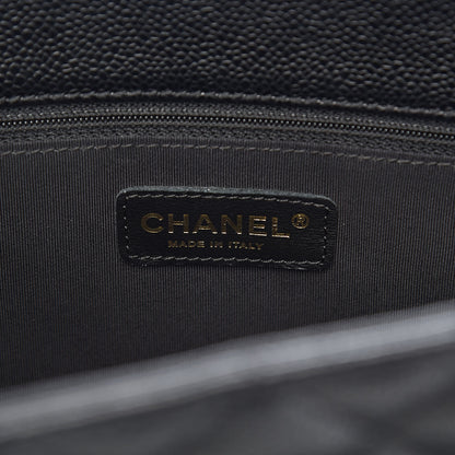 Chanel Caviar Quilted Grand Shopping Tote GST Black 6 of 11