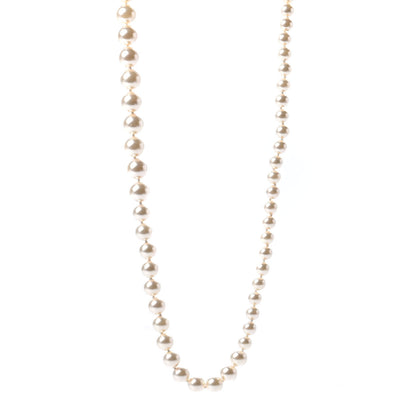 Chanel Pearl Long Necklace Gold 1 of 4