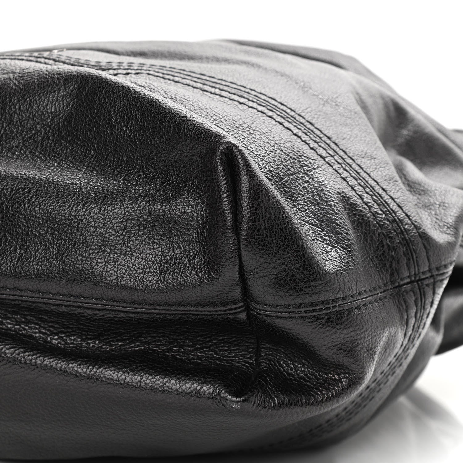 Burberry Grainy Calfskin Large Ashmore Hobo Black 12 of 12