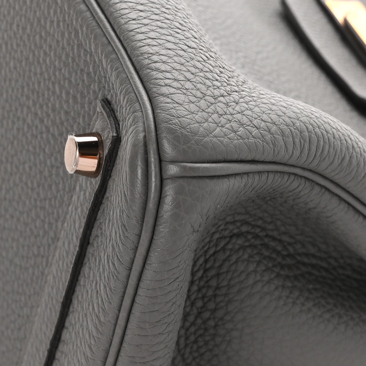 Hermes Togo Birkin 30 Etain 9 of 11