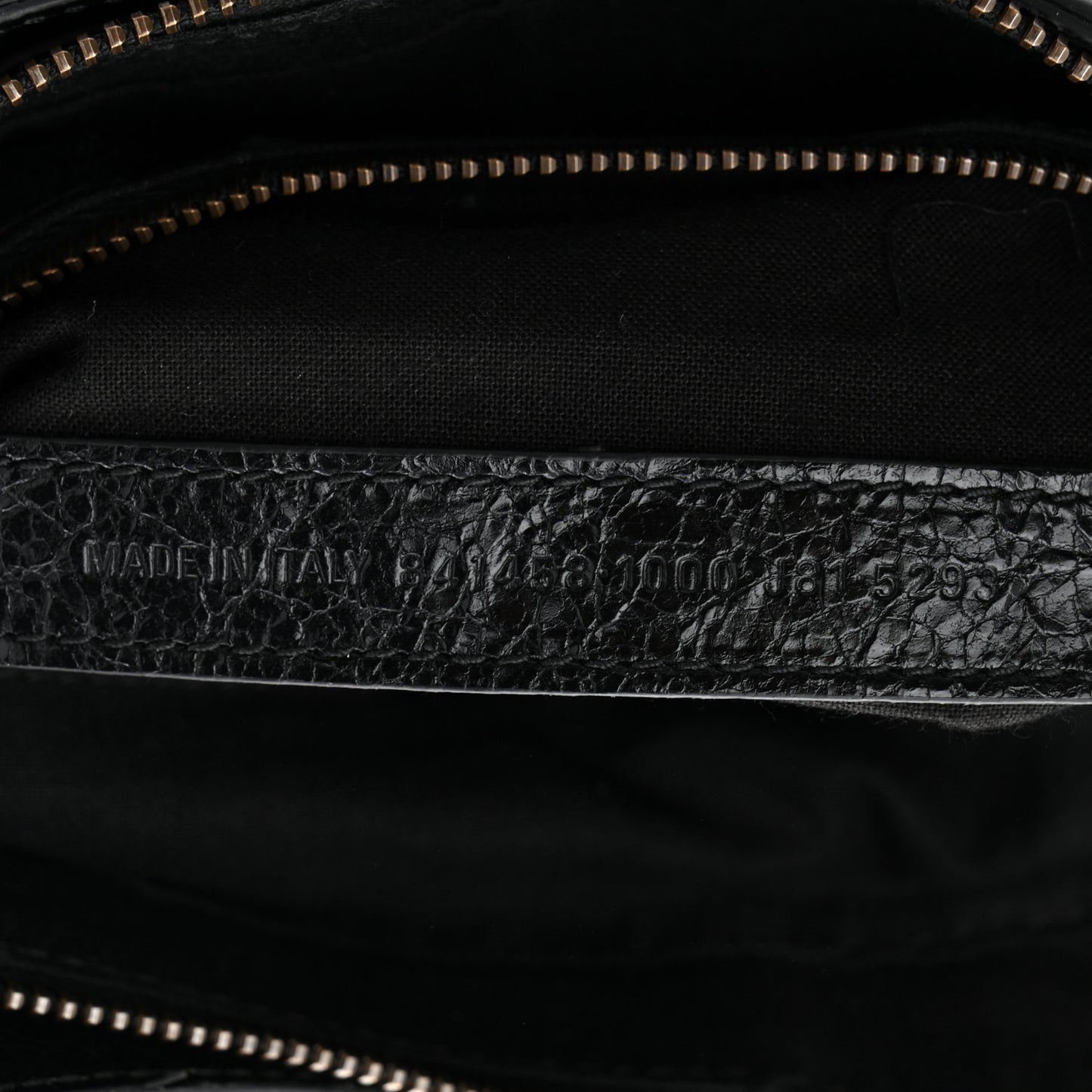 Agneau Arena Classic Hardware Le City First Bag Black
