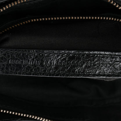 Balenciaga Agneau Arena Classic Hardware Le City First Bag Black 8 of 11