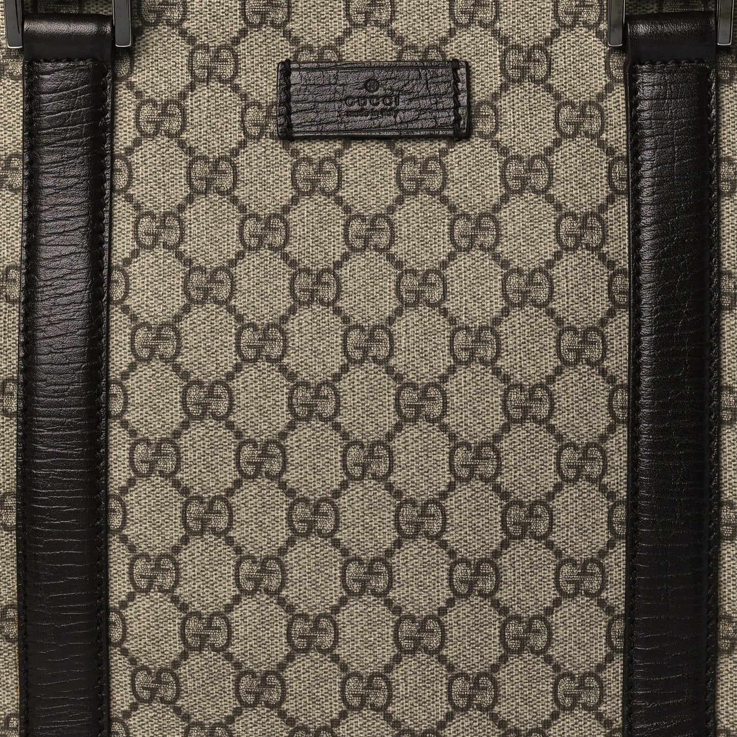 GG Plus Monogram Medium Joy Tote Dark Brown