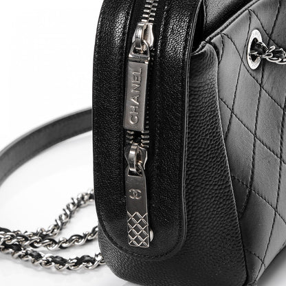 Chanel Caviar Calfskin Quilted Magnetic Shoulder Bag Black 5 of 12