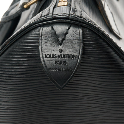 Louis Vuitton Epi Speedy 25 Black 9 of 13