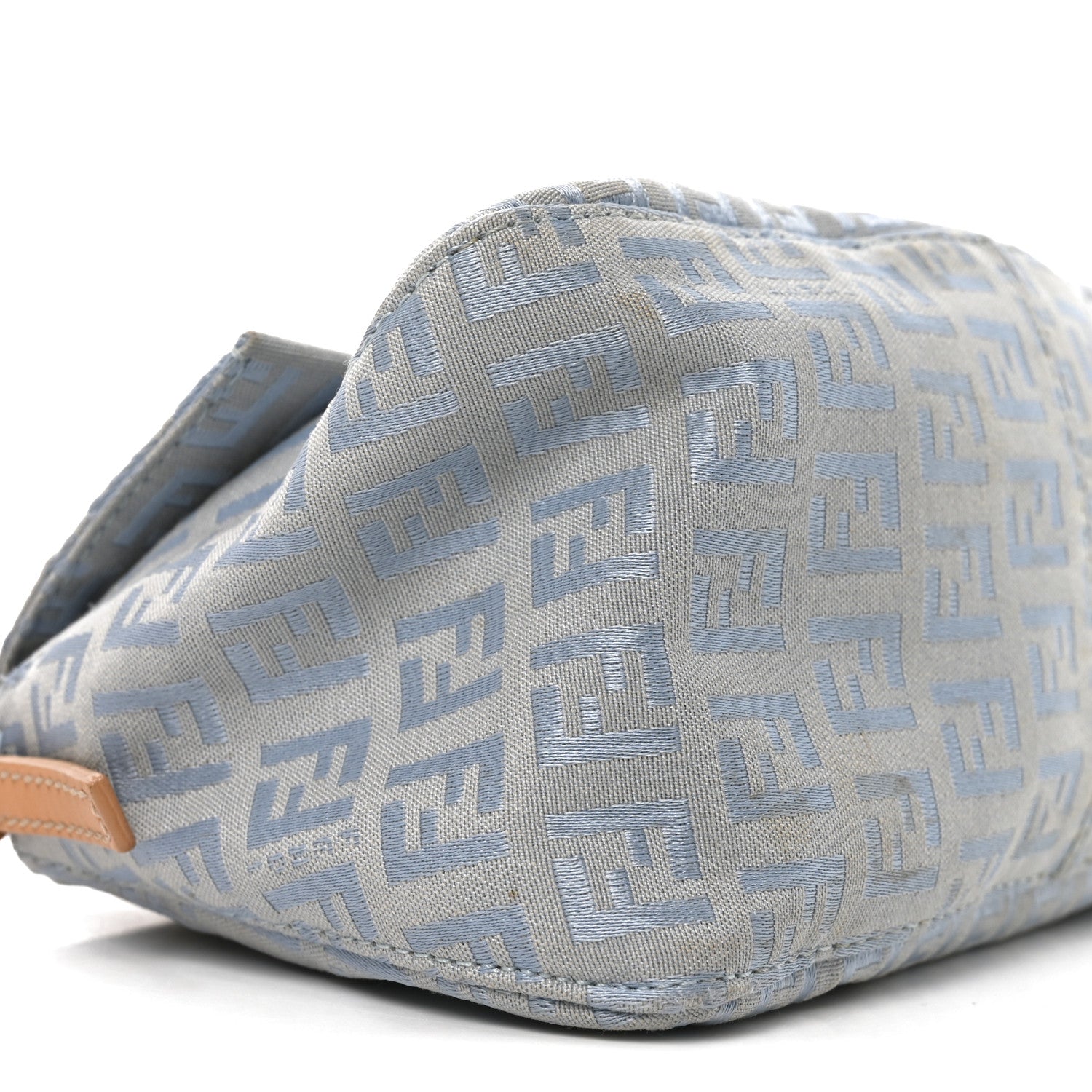 Fendi Zucchino Mini Mama Baguette Blue 8 of 9
