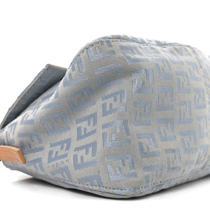 Fendi Zucchino Mini Mama Baguette Blue 8 of 9