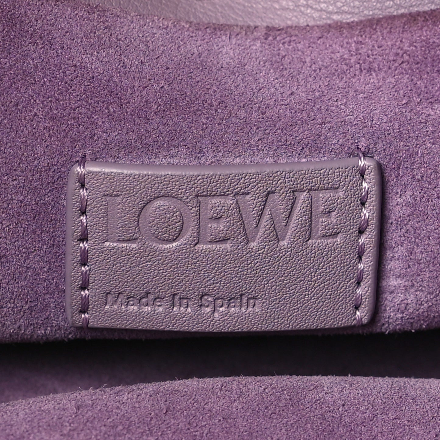 Calfskin Monochrome Flamenco Knot Clutch Pale Aubergine Glaze