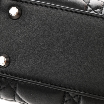 Christian Dior Lambskin Cannage Mini Lady Dior Black 11 of 12