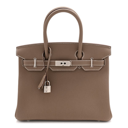 Hermes Togo Birkin 30 Etoupe 1 of 12