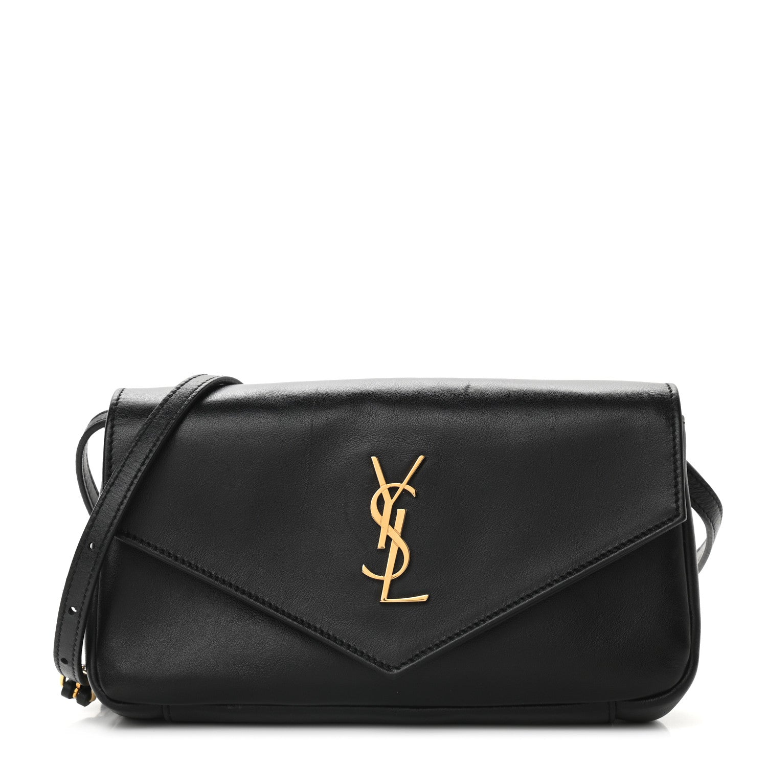 Saint Laurent Calfskin Crossbody Bag Black 1 of 11