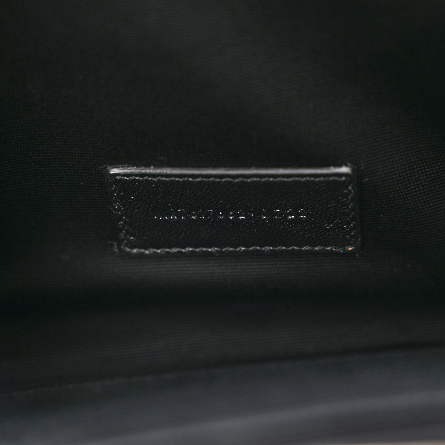 Saint Laurent Grain De Poudre Matelasse Chevron Monogram Cassandre Flap Pouch Taupe 7 of 8