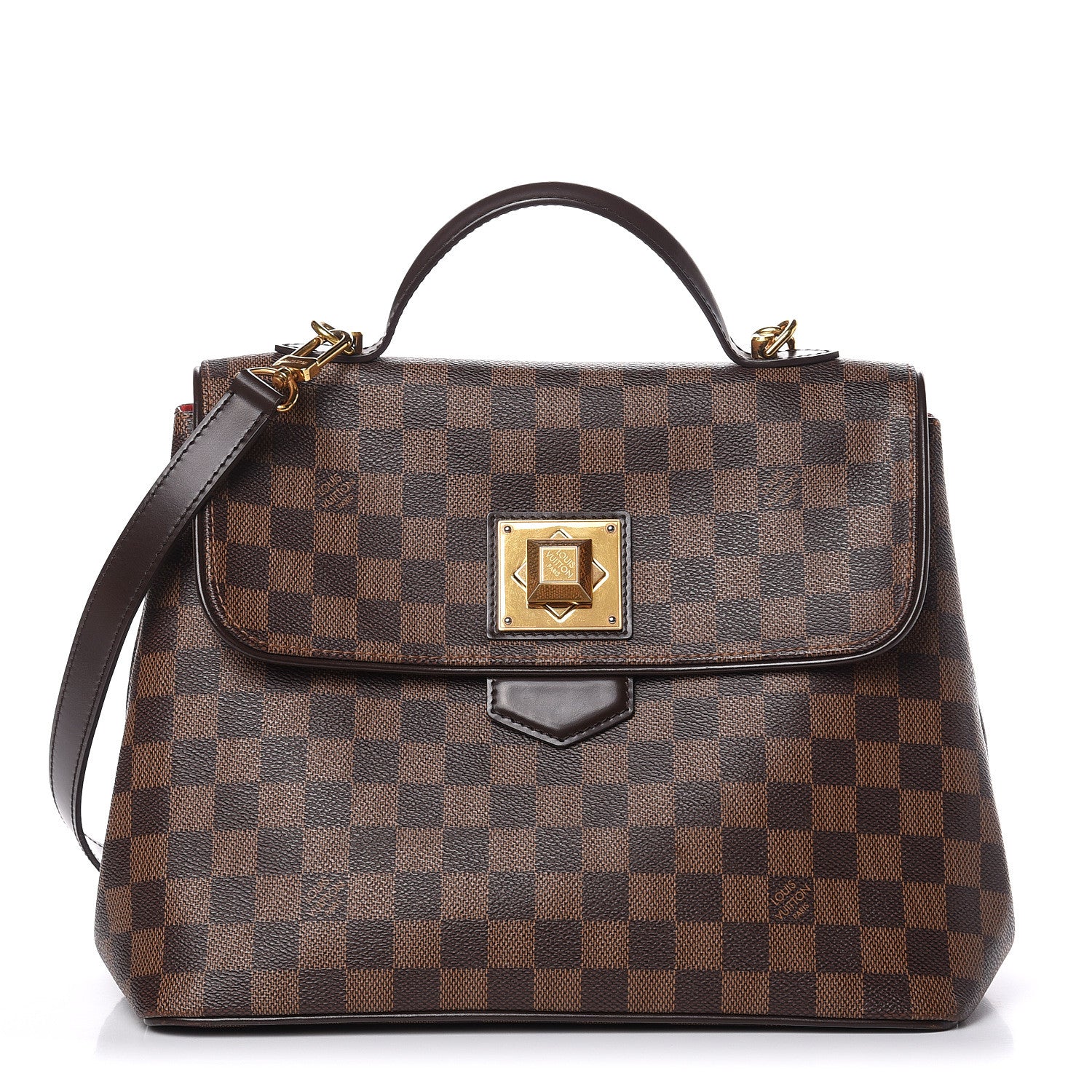 Louis Vuitton Damier Ebene Bergamo MM 1 of 12