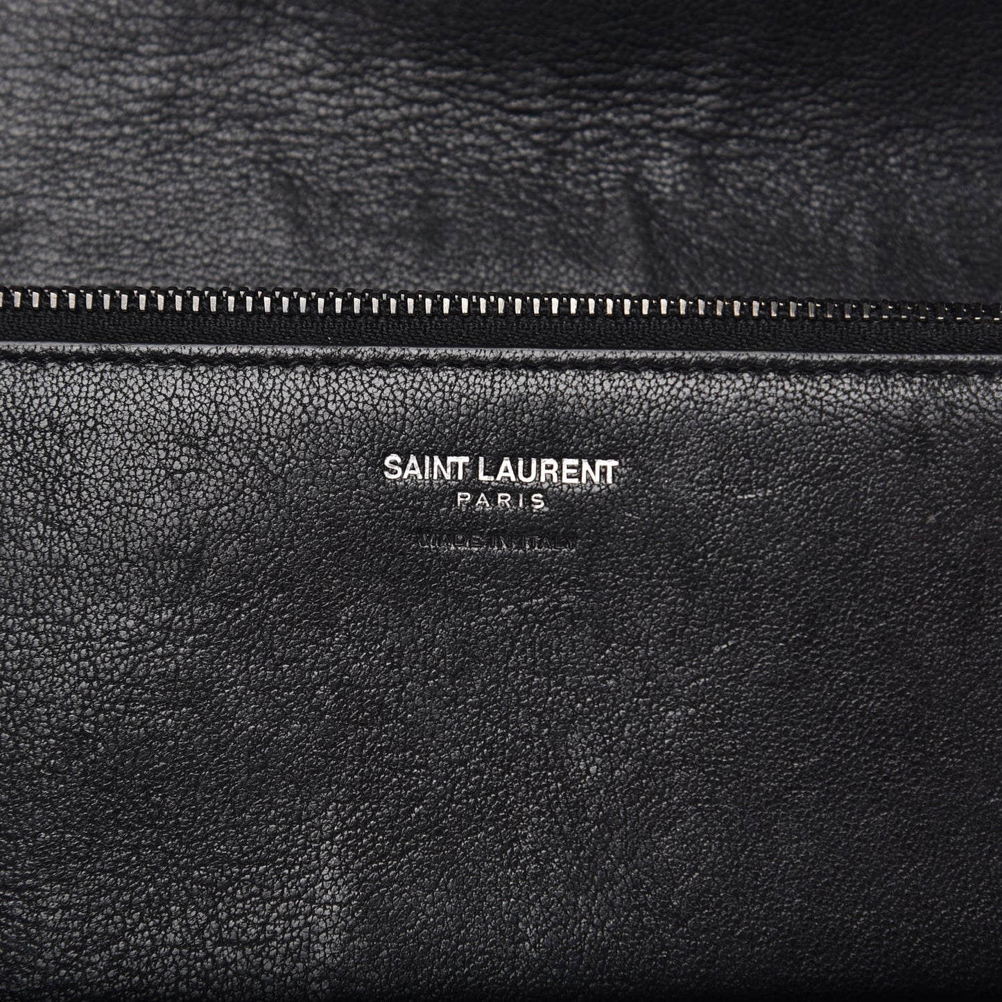 Sheepskin Matelasse Monogram Rider Poncho Wallet on Chain Black