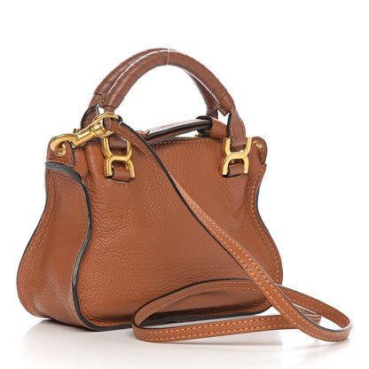 Chloe Calfskin Mini Marcie Satchel Tan 2 of 8