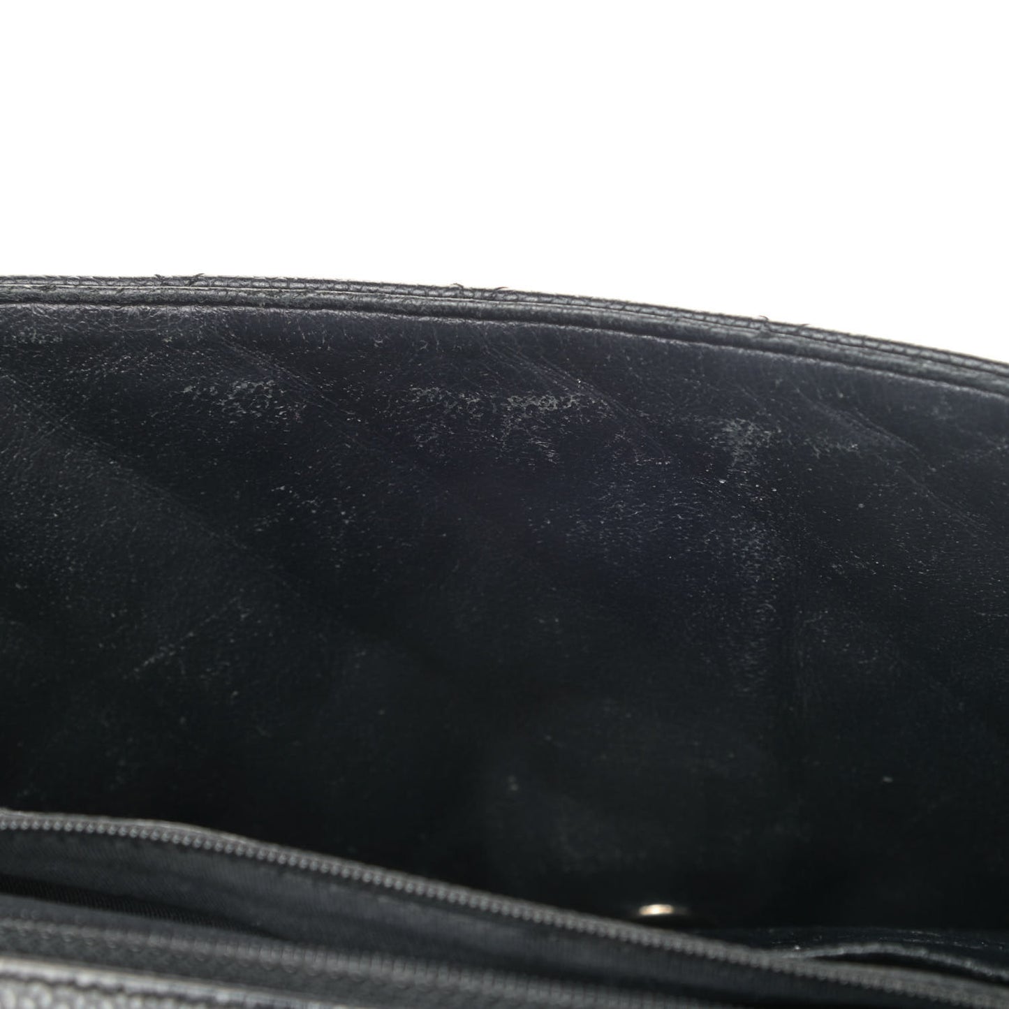 Caviar Quilted Jumbo Single Flap Black
