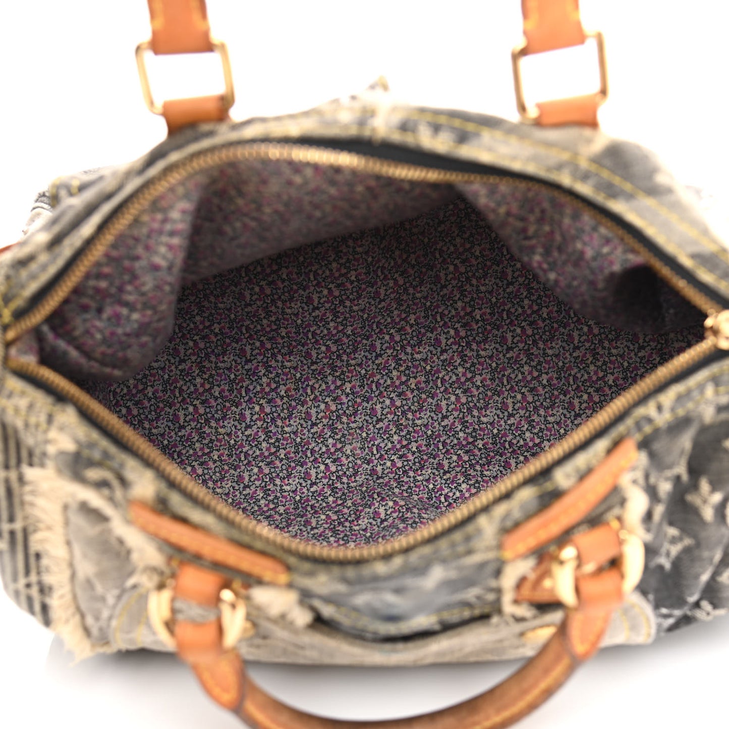 Denim Patchwork Speedy 30 Grey