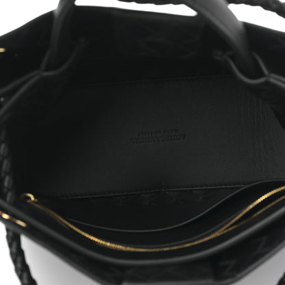 Bottega Veneta Nappa Intrecciato Small Andiamo Shoulder Bag Black 5 of 8