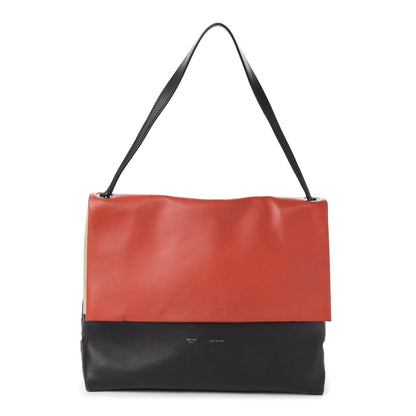 Celine Calfskin All Soft Shoulder Bag Vermillion 1 of 11