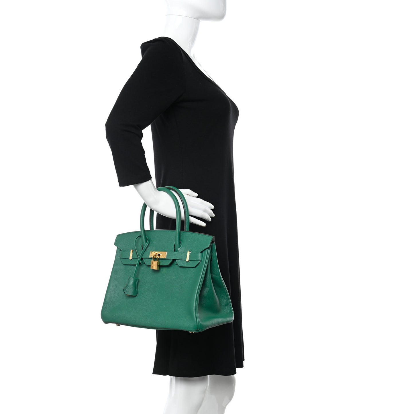 Epsom Birkin 30 Vert Jade