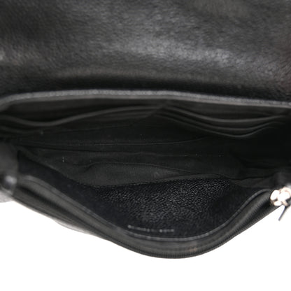 Chanel Caviar Half Moon Wallet On Chain WOC Black 5 of 12