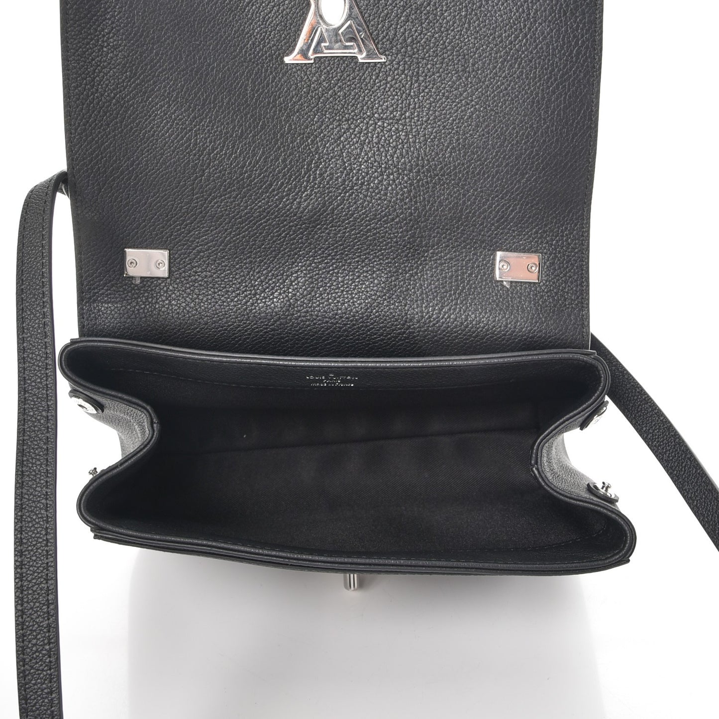 Calfskin Lockme II Chain Bag BB Black