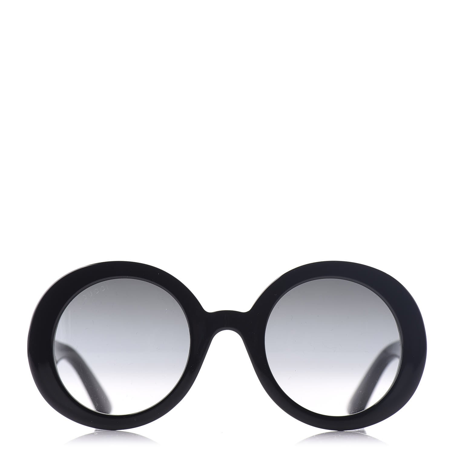 Gucci Acetate Round GG Sunglasses GG0319S Black 2 of 11