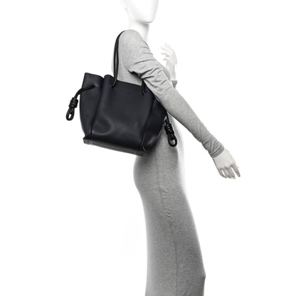 Loewe Calfskin Small Flamenco Knot Bag Midnight 2 of 10
