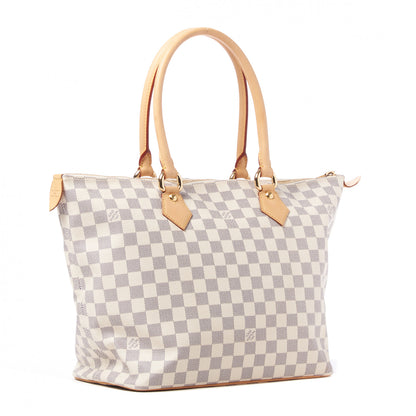 Louis Vuitton Damier Azur Saleya MM 2 of 8