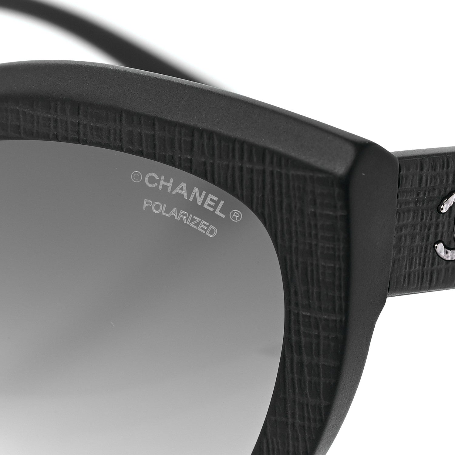Chanel Acetate Polarized Butterfly Signature Sunglasses 5331 Black 9 of 14