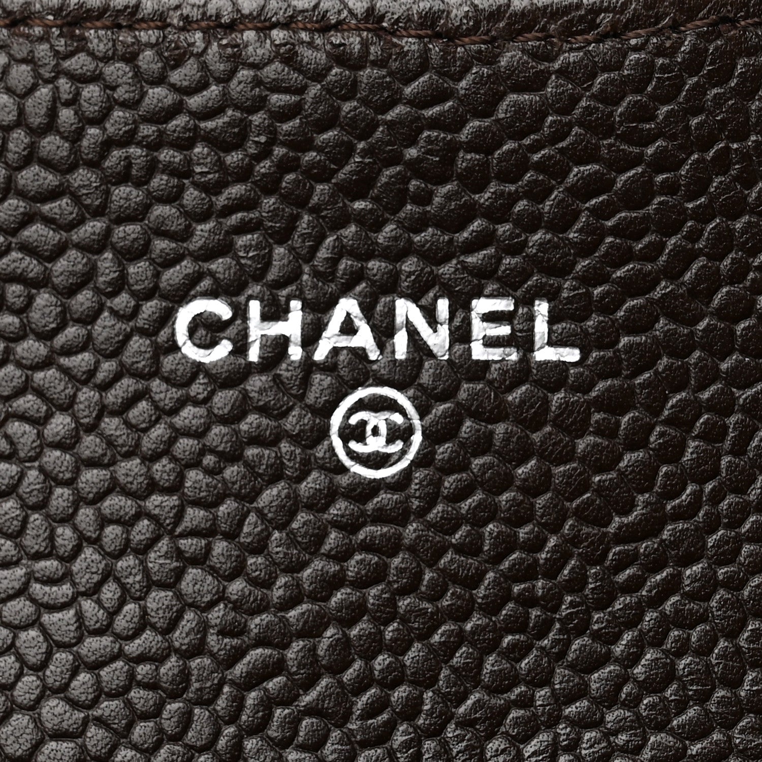 Chanel Caviar Quilted Small Flap Wallet Brown 6 of 9