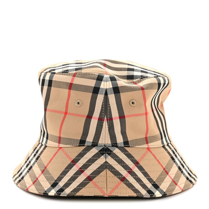 Burberry Technical Cotton Vintage Check Bucket Hat S Archive Beige 4 of 8