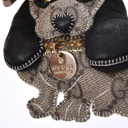 Gucci GG Supreme Monogram Sam Dog Key Charm 3 of 5