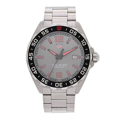 Tag Heuer Stainless Steel 43mm Formula 1 Quartz Watch Silver WAZ1018 1 of 4