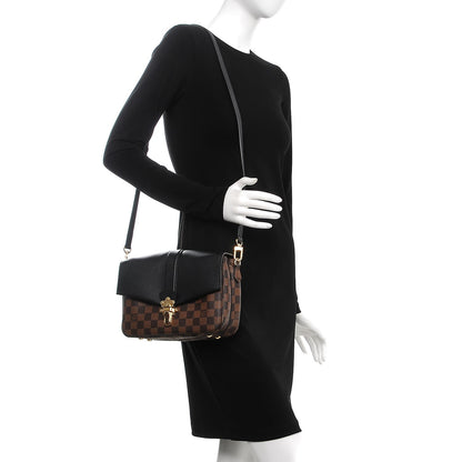 Louis Vuitton Damier Ebene Clapton Black 2 of 9