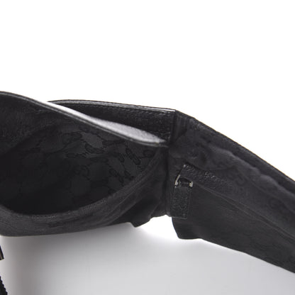 Gucci GG Monogram Double Pocket Belt Bag Black 5 of 7