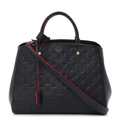Louis Vuitton Empreinte Montaigne GM Marine Rouge 1 of 15