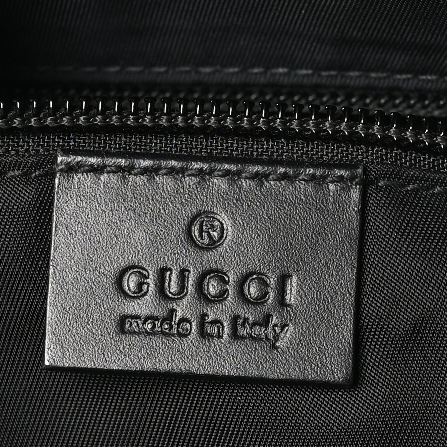 GG Supreme Monogram Web Messenger Bag Black