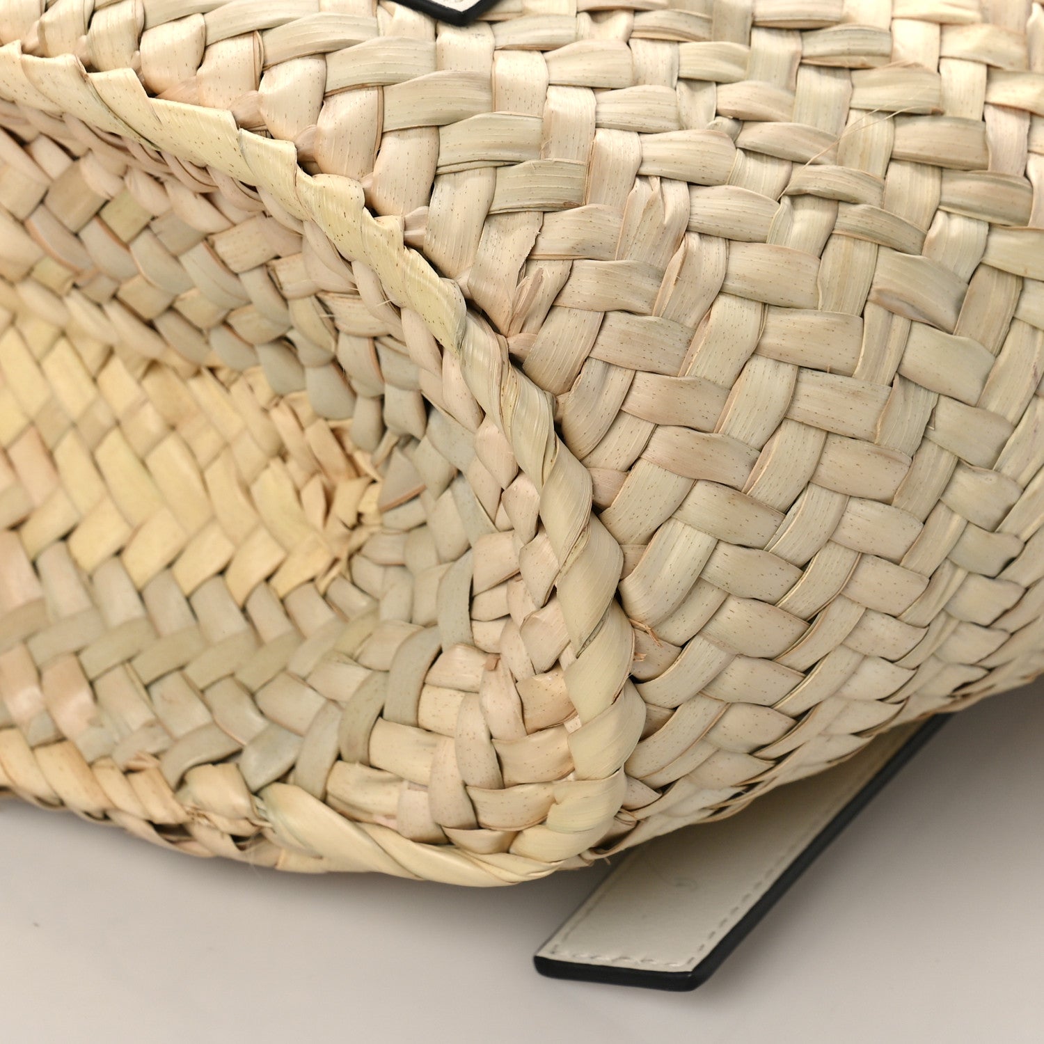 Loewe Raffia Small Basket Tote Bag Natural White 8 of 10