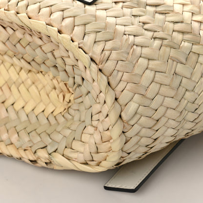 Loewe Raffia Small Basket Tote Bag Natural White 8 of 10
