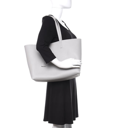 Saint Laurent Calfskin Large Shopping Tote Granite 2 of 13