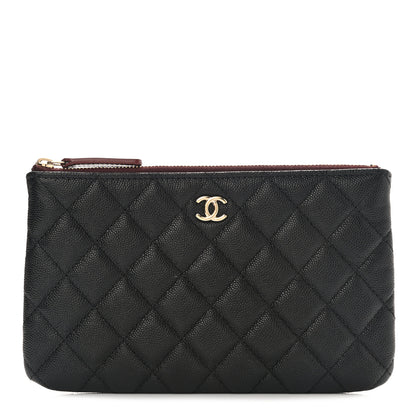 Chanel Caviar Quilted Cosmetic Case Black 1 of 9