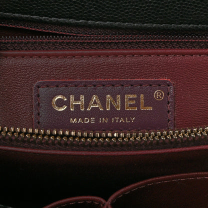 Chanel Caviar Quilted Small Coco Handle Flap Black 6 of 12