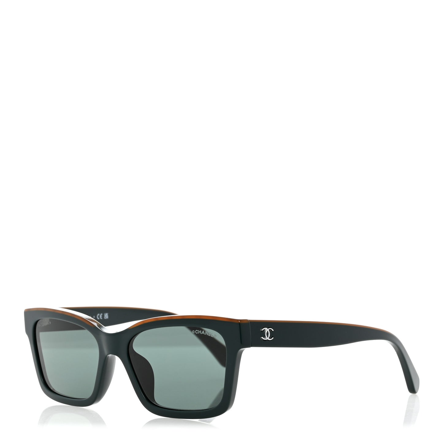 Acetate Square Sunglasses 5417 Green