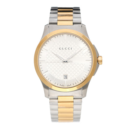 Gucci Stainless Steel 38mm G-Timeless Two Tone Quartz Watch 1 of 5