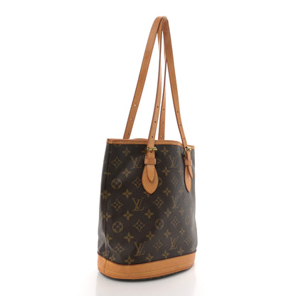 Louis Vuitton LOUIS VUITTON Monogram Petit Bucket 23 4 of 15